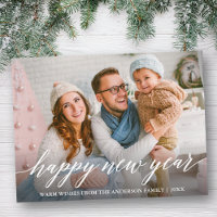 Moderne Elegante Kalligrafie - Happy New Year Foto