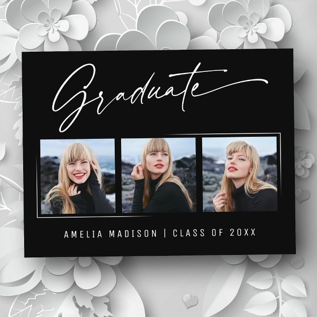 Moderne Elegante Kalligraphie Tintenschrift Grad 3 Postkarte (Von Creator hochgeladen)