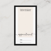 Moderne elegante kalligraphische Ernennung Vertika