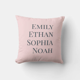 Moderne Elegante Kinder Namen Personalisierte Fami Kissen