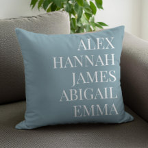 Moderne Elegante Kinder nennen Personalisierte Fam