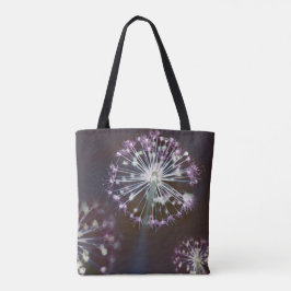 Moderne Elegante Lila, florale Abstrakte Feuerwerk Tasche