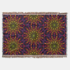 Moderne elegante Mandala-Wurfdecke Decke