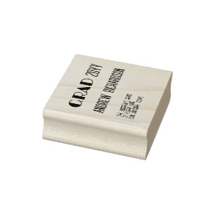 Moderne elegante minimale Regenbogenstreifen-Gradu Gummistempel