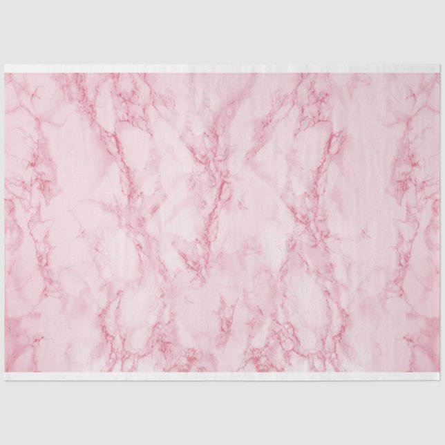 Moderne Elegante minimale rosa Marmorsteinstruktur Seidenpapier (Vorderseite)