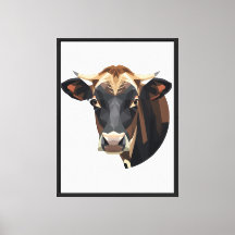 Moderne elegante minimalistische Kuh-Kunst