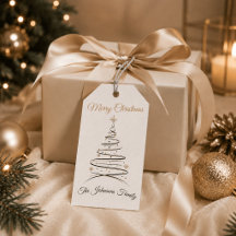 Moderne elegante minimalistische Weihnachtsgeschen
