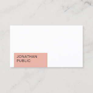 Moderne Elegante Moderne Minimalistische Vorlage Visitenkarte