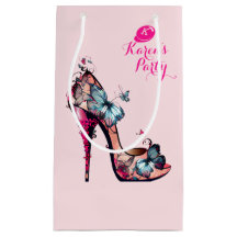 Moderne, elegante Monogram Butterfly High Heel