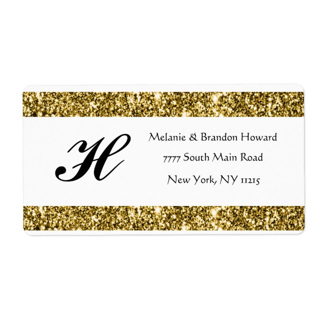 Moderne, elegante Monogram-Monogramminitials (Vorne)