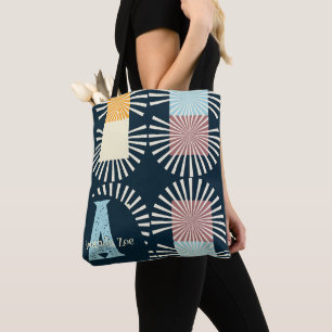 Moderne elegante Monogramm-Tasche Tasche