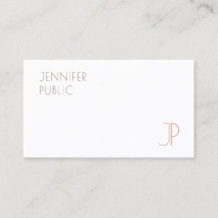 Moderne, elegante Monogramm-Vorlage Beruflich Busi Visitenkarte