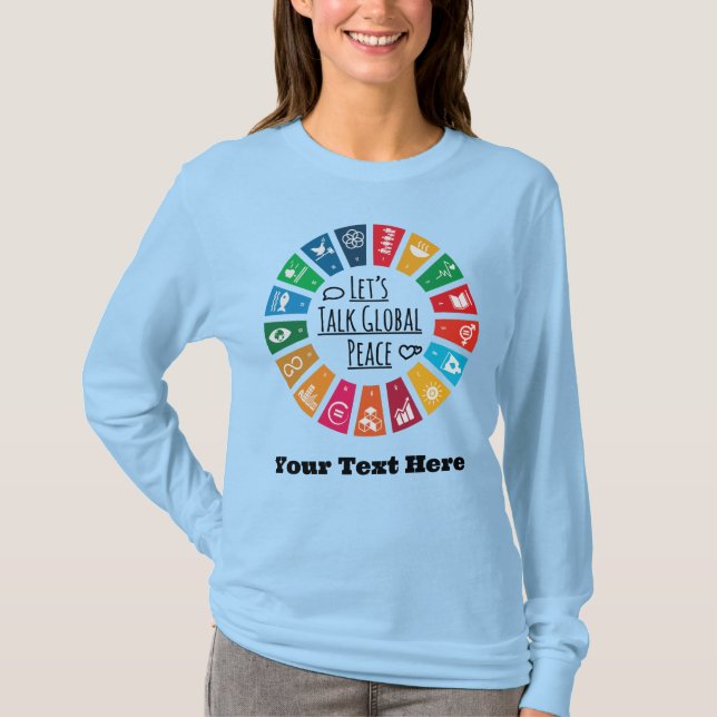 Moderne Elegante Motivierend Geschenke nach Maß T-Shirt (Vorderseite)