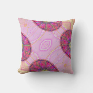 Moderne elegante Muster bunte Eier Lavendel Rosa Kissen