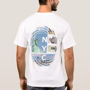 Moderne Elegante New York City individuell gestalt T-Shirt