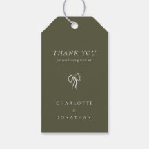 Moderne elegante Olive Green Wedding