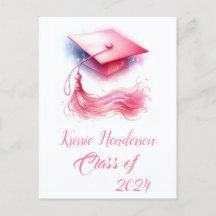 Moderne, elegante Pastel Graduation Cap
