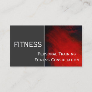 Moderne elegante Personal Trainer Business Card Visitenkarte