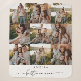 Moderne Elegante Personalisierte Fotos Sherpadecke
