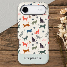 Moderne elegante personalisierte Katzenmuster