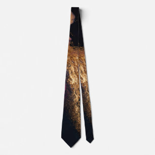 Moderne elegante purpurblaue schwarze Marmor-Achat Krawatte