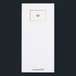 moderne, elegante, quadratische Folien Magnetischer Notizblock<br><div class="desc">Moderne, elegante, quadratische Folien, wählen Sie Ihre anpassbare Folie Gold, Rose Gold oder Silber, wenn Sie Ihr Design bearbeiten. Ändern Sie bei Bedarf die Farbe innerhalb des Quadrats, um den Bereich zu betonen. ・ Monogram/Name ・ To Do Lists ・ Message Board ・ Lebensmittelliste ・ Einkaufsliste ・ Mit Monogramm ・ Personalisiert...</div>