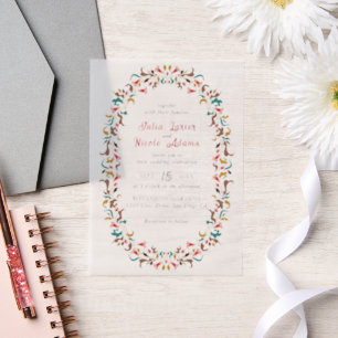 Moderne elegante romantische Blumenzeremonie