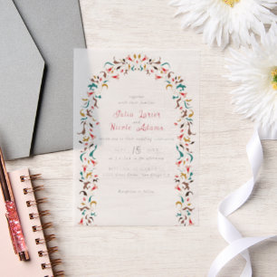 Moderne elegante romantische Blumenzeremonie