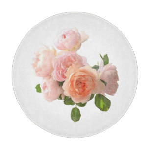 Moderne elegante Rose Moderne Designvorlage Schneidebrett