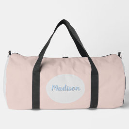 Moderne elegante Rose Rosa Personalisierte Duffle  Bag