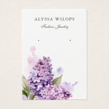 Moderne Elegante schicke Aquarellblumen-Grafikkart