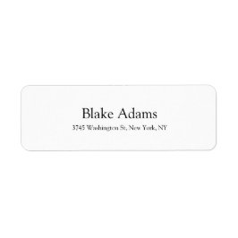 Moderne Elegante Schlichte Schwarz & Weiß Klassik