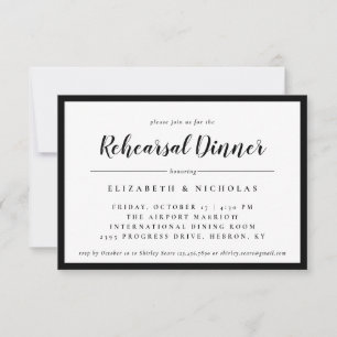 Moderne Elegante Schwarz-Weiß-Probe