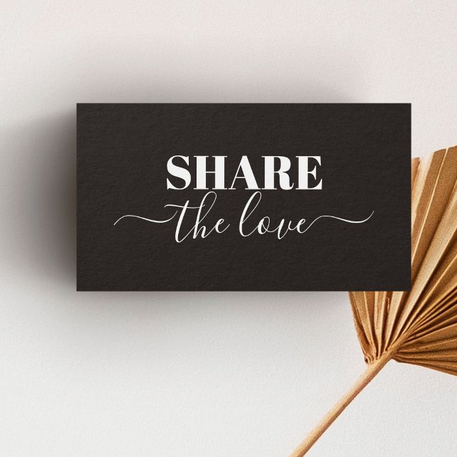 Moderne Elegante Schwarz-weiße Beauty Salon Refere (Von Creator hochgeladen)