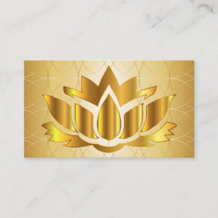 Moderne, elegante schwarze Lotus Visitenkarte