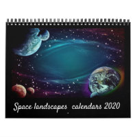 Moderne, elegante Script Space Landscape 2021 Cale
