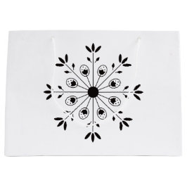 Moderne Elegante Snowflake Weihnachten Einfache We Große Geschenktüte