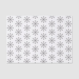 Moderne Elegante Snowflake Weihnachten Einfache We Seidenpapier