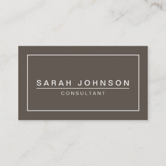 Moderne Elegante Stift Grau Business Card Visitenkarte