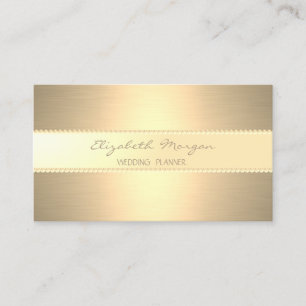 Moderne Elegante Stilelemente, Imitate Gold, Strei Visitenkarte