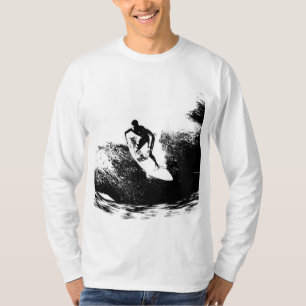 Moderne elegante Surfer-Trendy-Vorlage personalisi T-Shirt