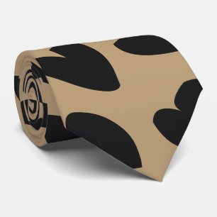 Moderne elegante trendige Leopardenmuster Krawatte