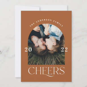 Moderne, elegante, trendige Typografie-Rost-Weihna