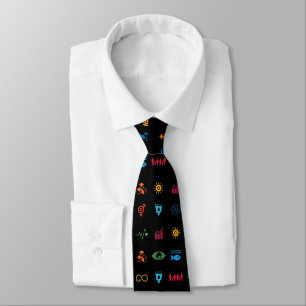 Moderne Elegante Trendy Sustainability Black Neckt Krawatte