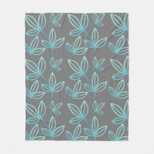 Moderne elegante türkisfarbene Blätter