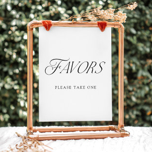 Moderne elegante Typografie-Gastgeschenke Hochzeit Poster