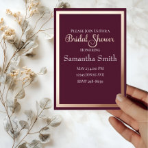 Moderne elegante Typografie Rose Gold Brautparty
