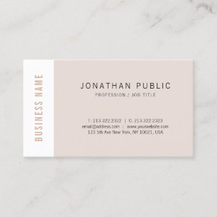 Moderne, elegante und einfache Corporate Template Visitenkarte