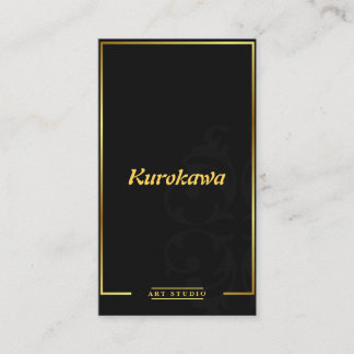 Moderne elegante und luxuriöse GoldVisitenkarte Visitenkarte