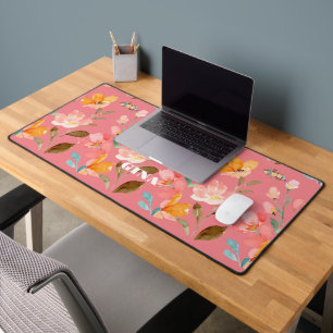 Moderne elegante Wasserfarbe Rosa Schreibtischunterlage